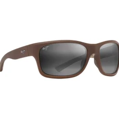 Lunettes de soleil Maui Jim Ano Nui Matte Brown Neutral Grey Mineral Superthin