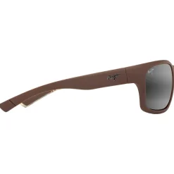 Lunettes de soleil Maui Jim Ano Nui Matte Brown Neutral Grey Mineral Superthin