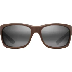 Lunettes de soleil Maui Jim Ano Nui Matte Brown Neutral Grey Mineral Superthin