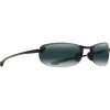 Lunettes de soleil Maui Jim Makaha Reader 2,0 Noir Brillant Gris Neutre MauiBrilliant