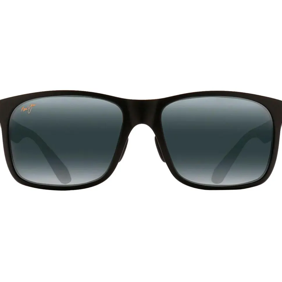 Lunettes de soleil Maui Jim Red Sands Reader 2,5 Noir Mat Gris Neutre MauiBrilliant