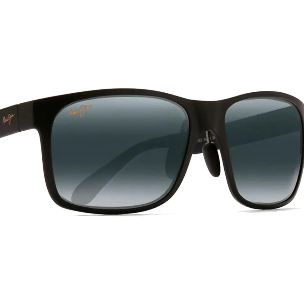 Lunettes de soleil Maui Jim Red Sands Reader 2,5 Noir Mat Gris Neutre MauiBrilliant