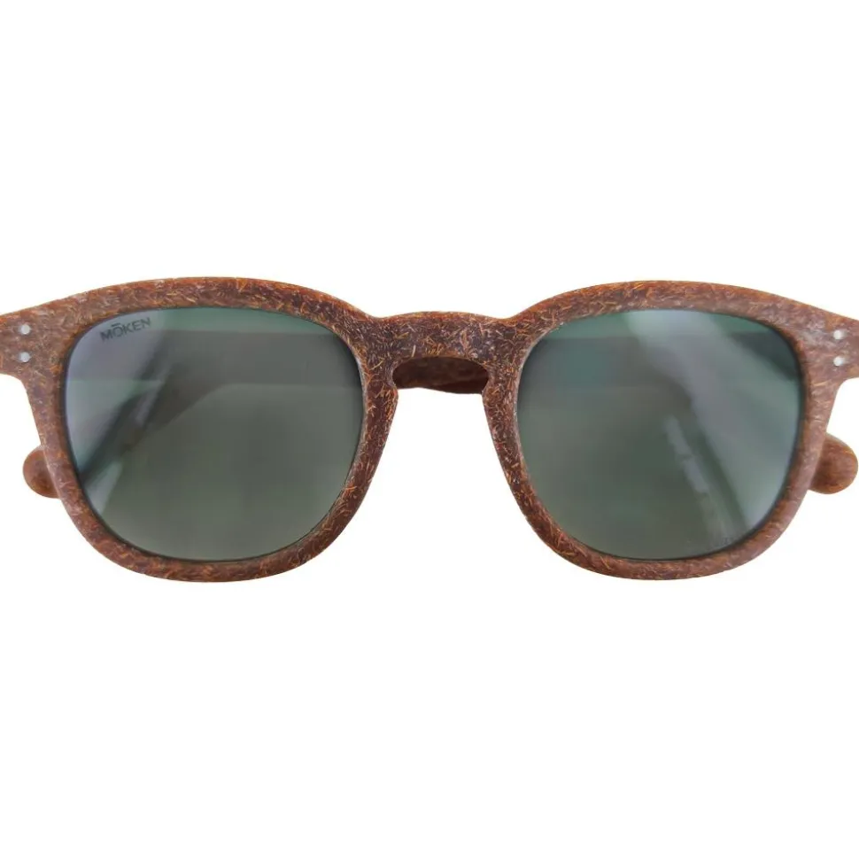 Lunettes de soleil Moken Vision Quincy Brown Green Cat.3 Polarized