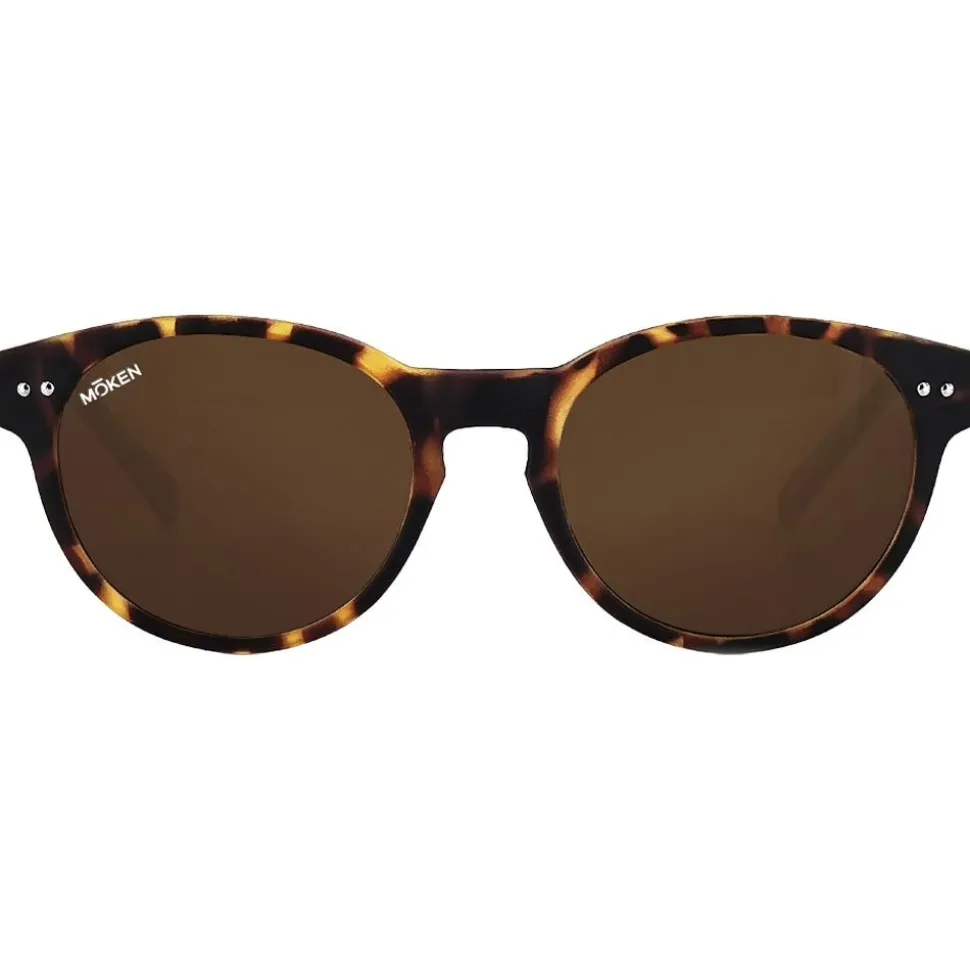 Lunettes de soleil Moken Vision Roundy Tortoise Grey