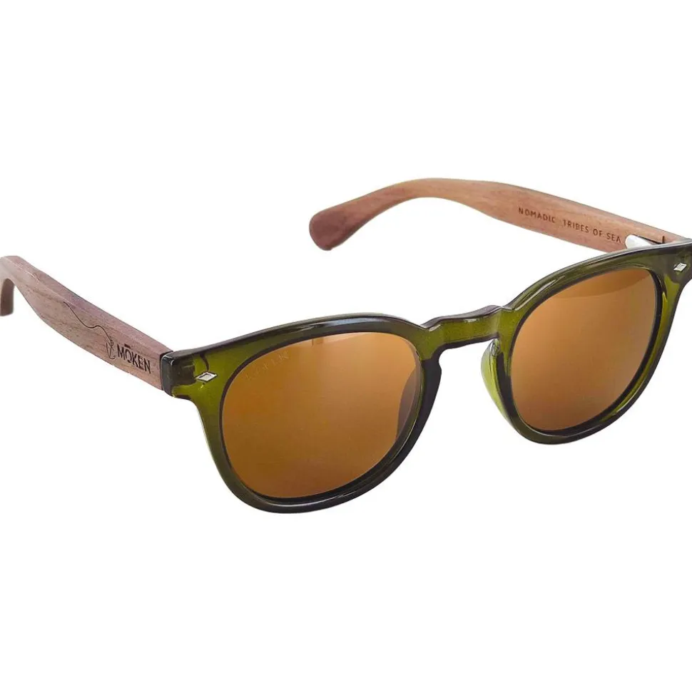 Lunettes de soleil Moken Vision Woody Kaki Wood Brown Polarized
