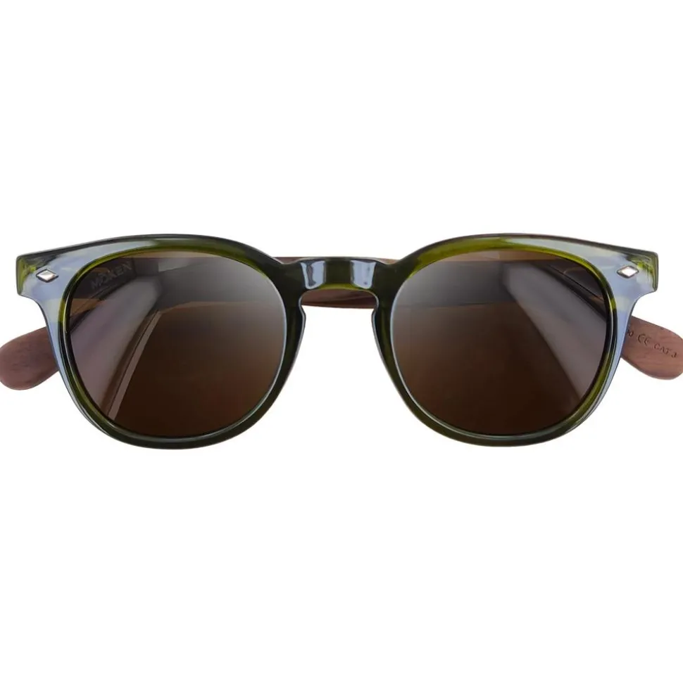 Lunettes de soleil Moken Vision Woody Kaki Wood Brown Polarized