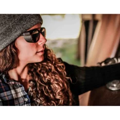 Lunettes de soleil Moken Vision Hawkins Tortoise Black Green Polarized Cat.3