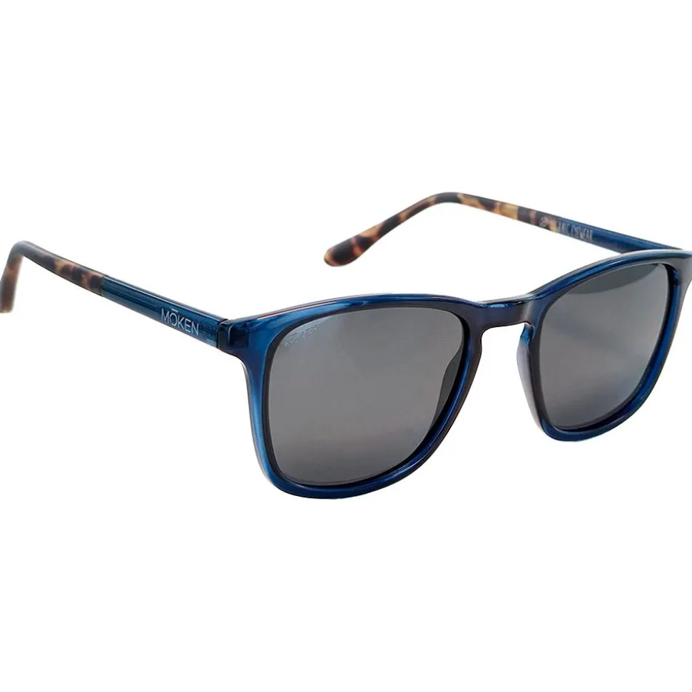 Lunettes de soleil Moken Vision Hank Blue Grey Cat.3 Polarized