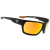 Lunettes de soleil Mundaka Optic Cierzo Matte Black Smoke Orange Revo Cx Polarized