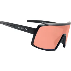 Lunettes de soleil Mundaka Optic Khardung Black Matte Smoke Full Red Revo