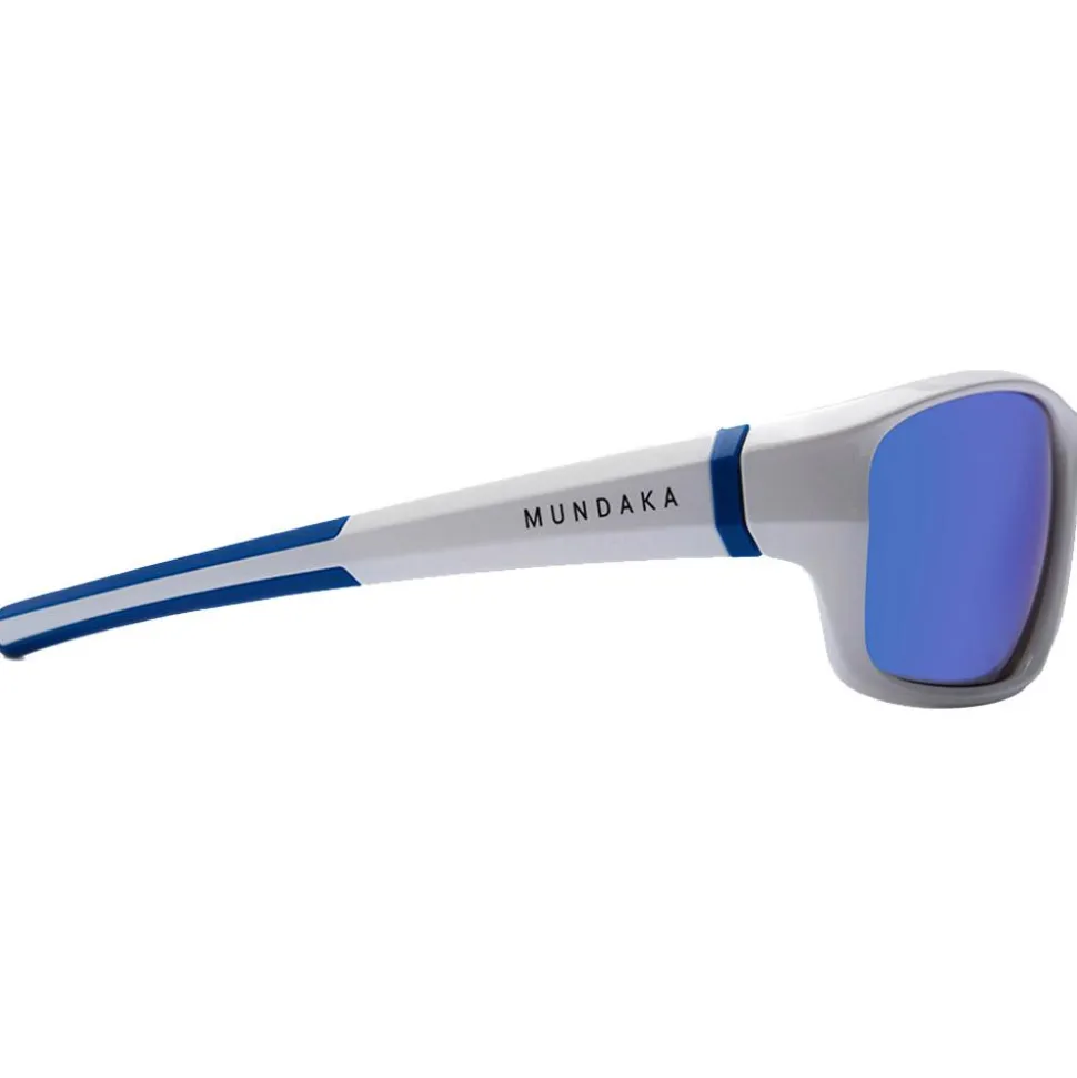 Lunettes de soleil Mundaka Optic Spark White Blue Smoke Blue Revo