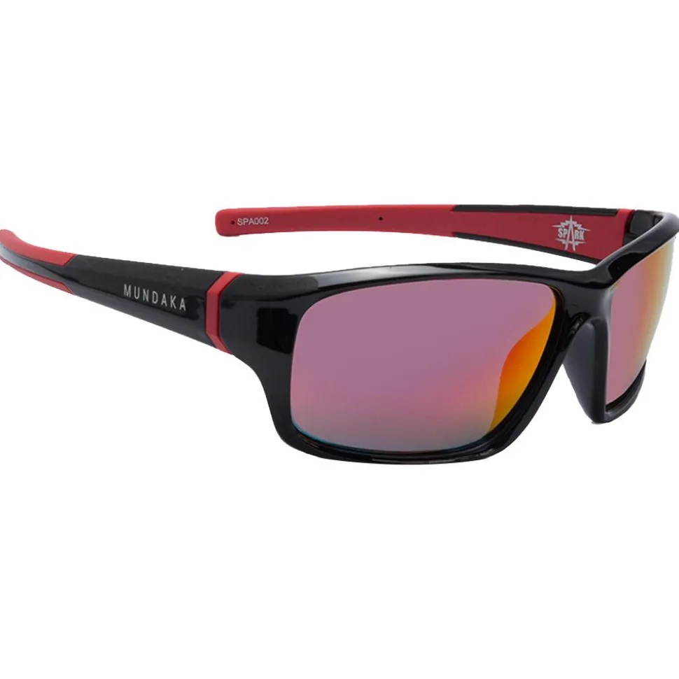 Lunettes de soleil Mundaka Optic Spark Black Red Grey Red Revo