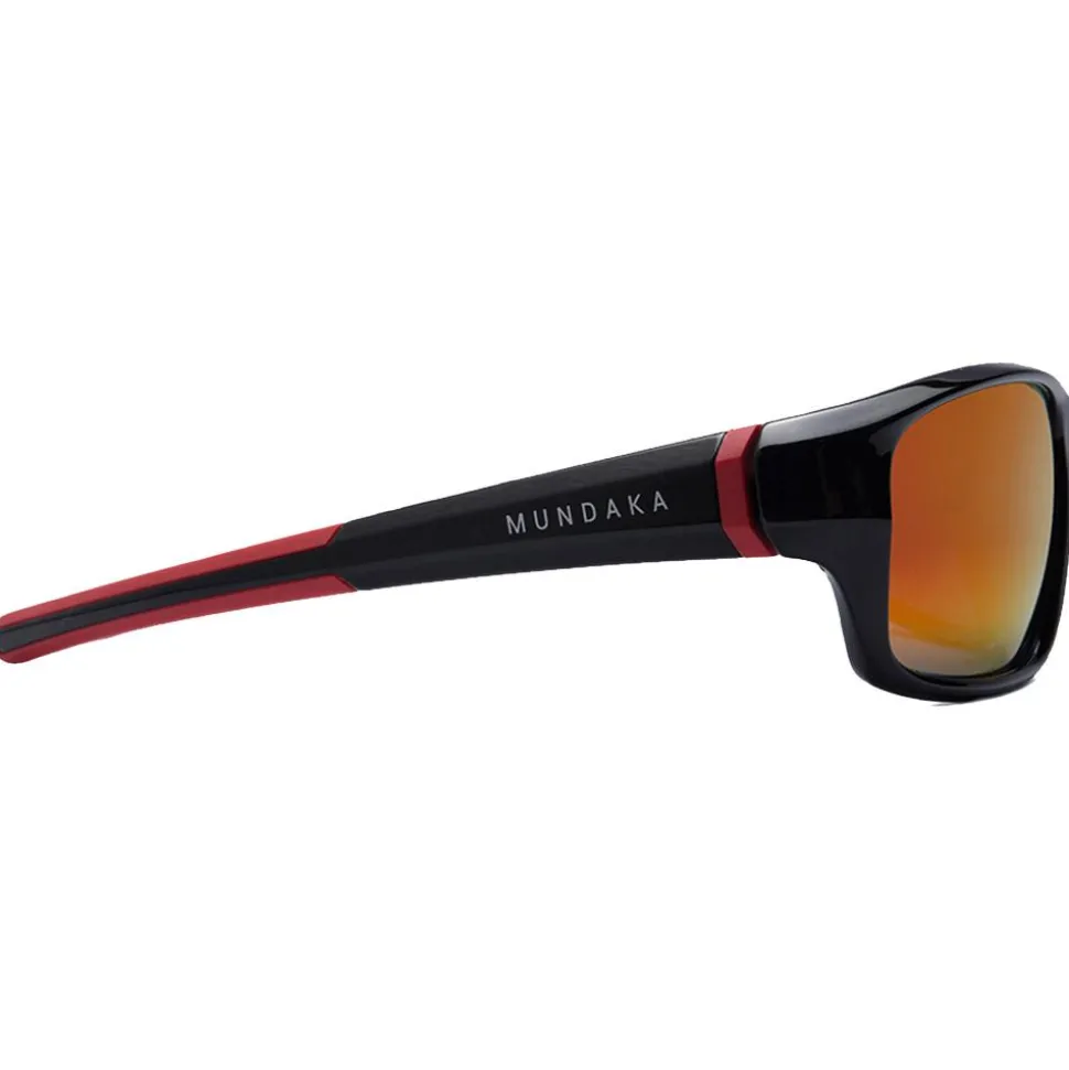 Lunettes de soleil Mundaka Optic Spark Black Red Grey Red Revo
