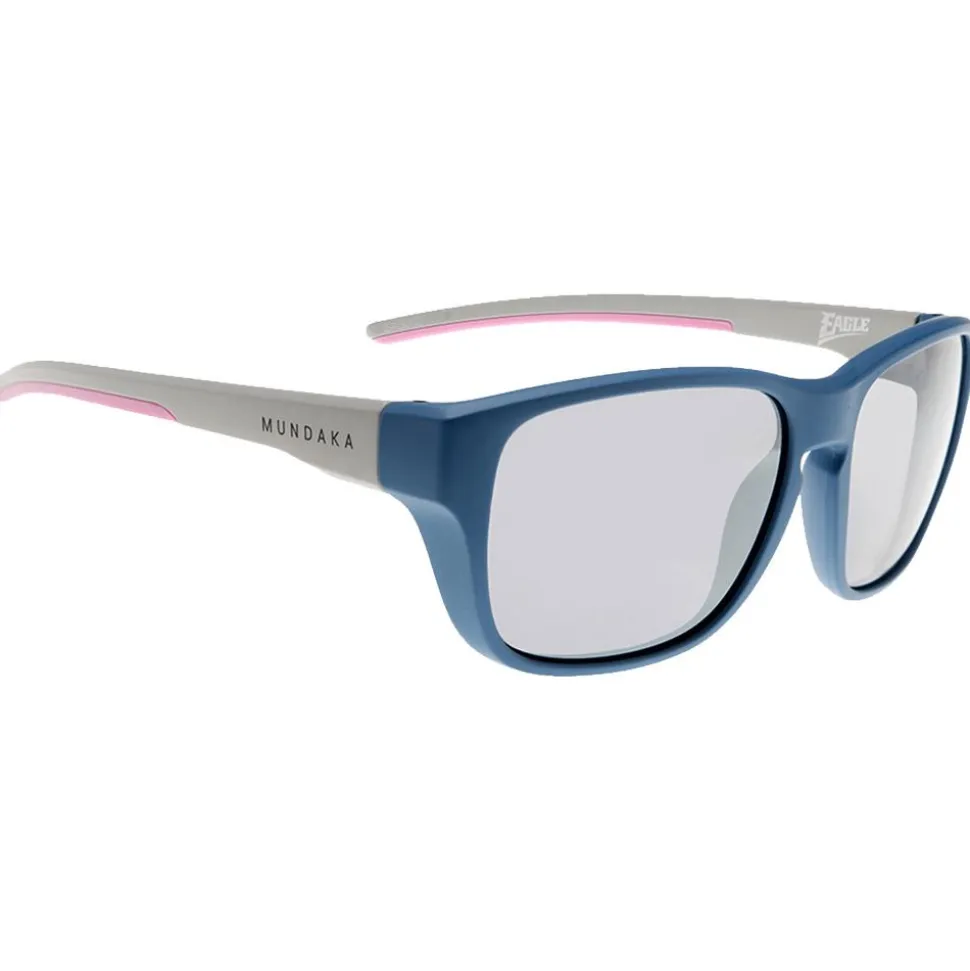 Lunettes de soleil Mundaka Optic Eagle Bleu Matte Gris Smoke