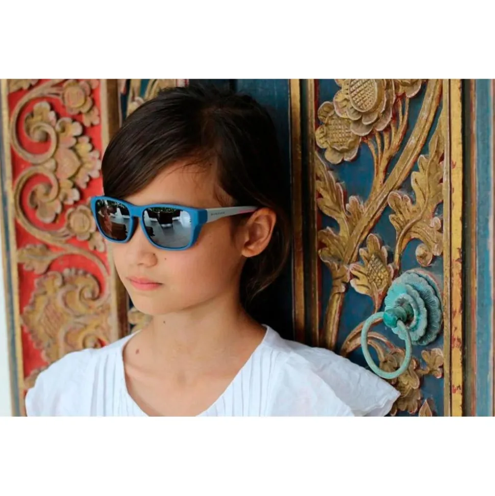 Lunettes de soleil Mundaka Optic Eagle Bleu Matte Gris Smoke