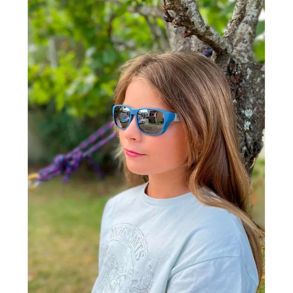 Lunettes de soleil Mundaka Optic Eagle Bleu Matte Gris Smoke