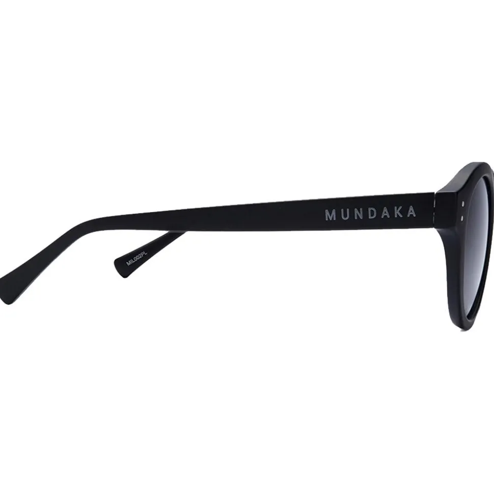 Lunettes de soleil Mundaka Optic Miller Matte Black Smoke Polarized