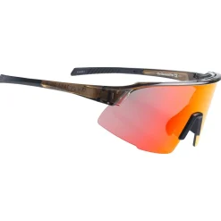 Lunettes de soleil Mundaka Optic Kjarr Dark Grey Translucide Smoke Cx Full Red Revo