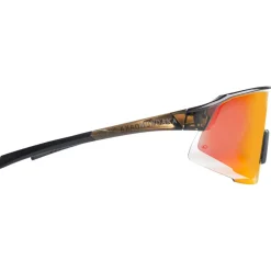 Lunettes de soleil Mundaka Optic Kjarr Dark Grey Translucide Smoke Cx Full Red Revo
