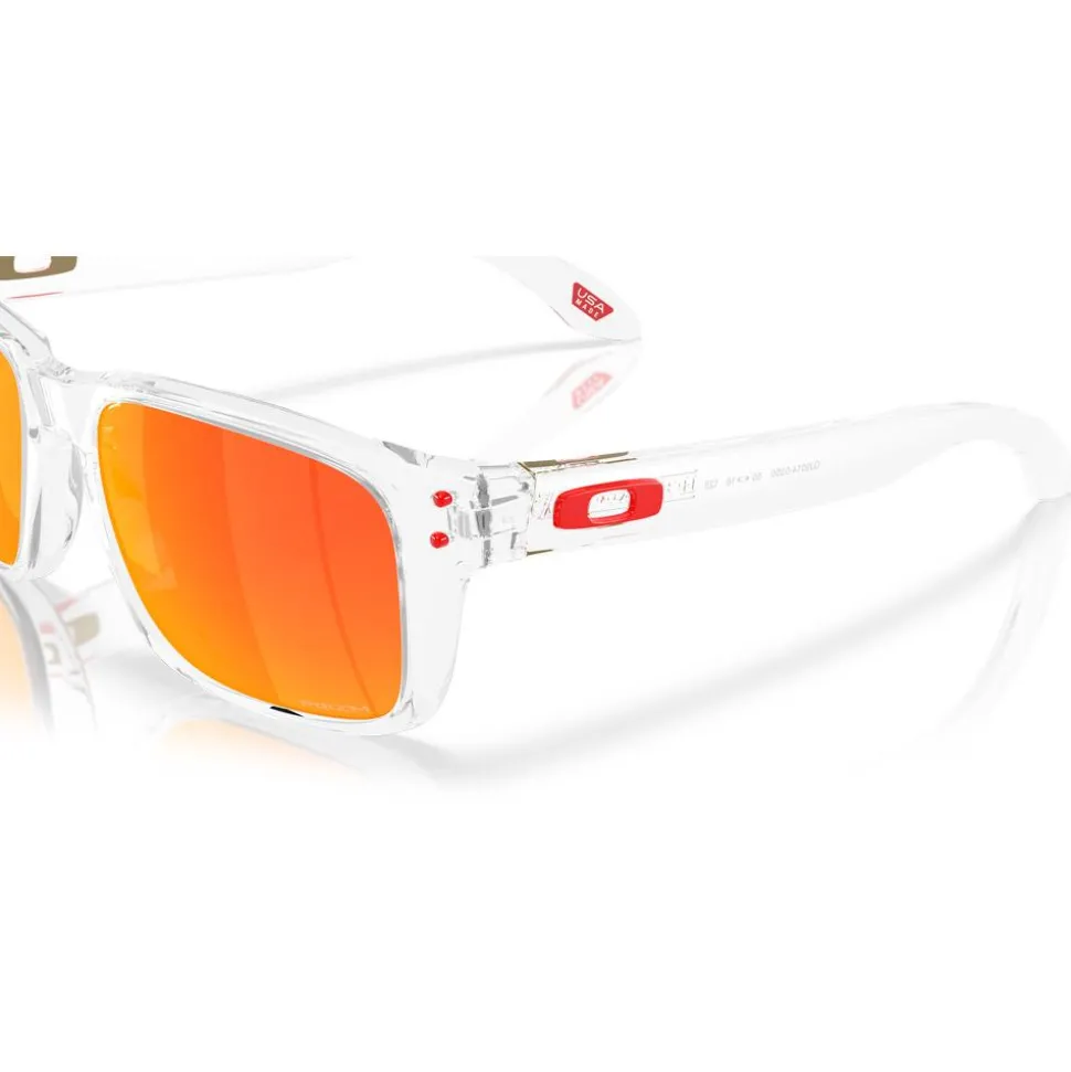Lunettes de soleil Oakley Holbrook Xxs Clear Prizm Ruby