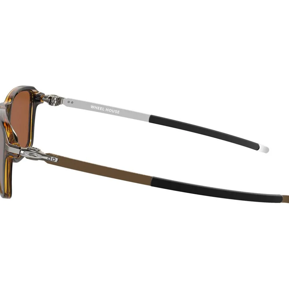 Lunettes de soleil Oakley Wheel House Polished Brown Tortoise Prizm Tungsten Polarized