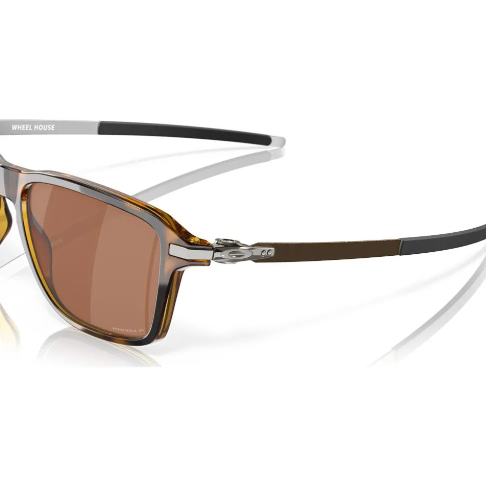Lunettes de soleil Oakley Wheel House Polished Brown Tortoise Prizm Tungsten Polarized