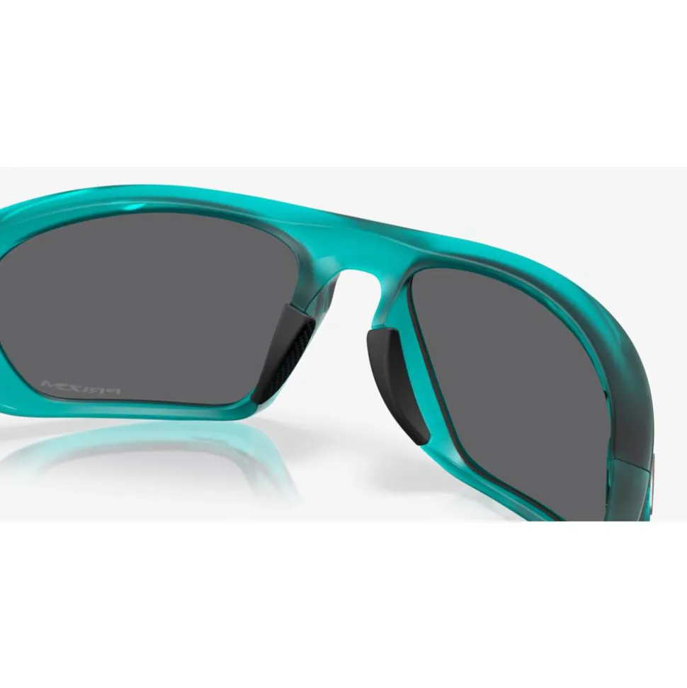 Lunettes de soleil Oakley Lateralis Matte Transparent Arctic Surf Prizm Black
