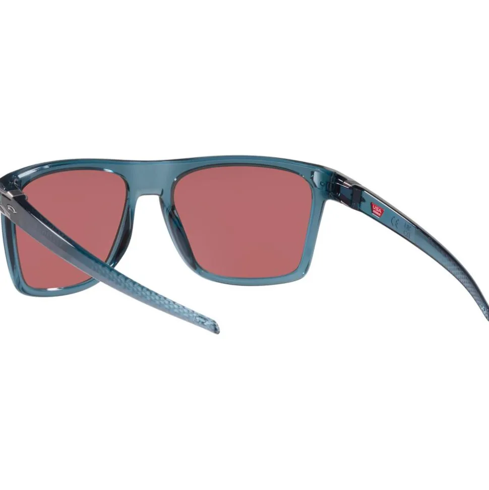 Lunettes de soleil Oakley Leffingwell Crystal Black Prizm Deep Water Polarized
