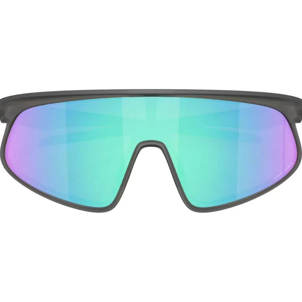 Lunettes de soleil Oakley Rslv Matte Grey Smoke Prizm Sapphire