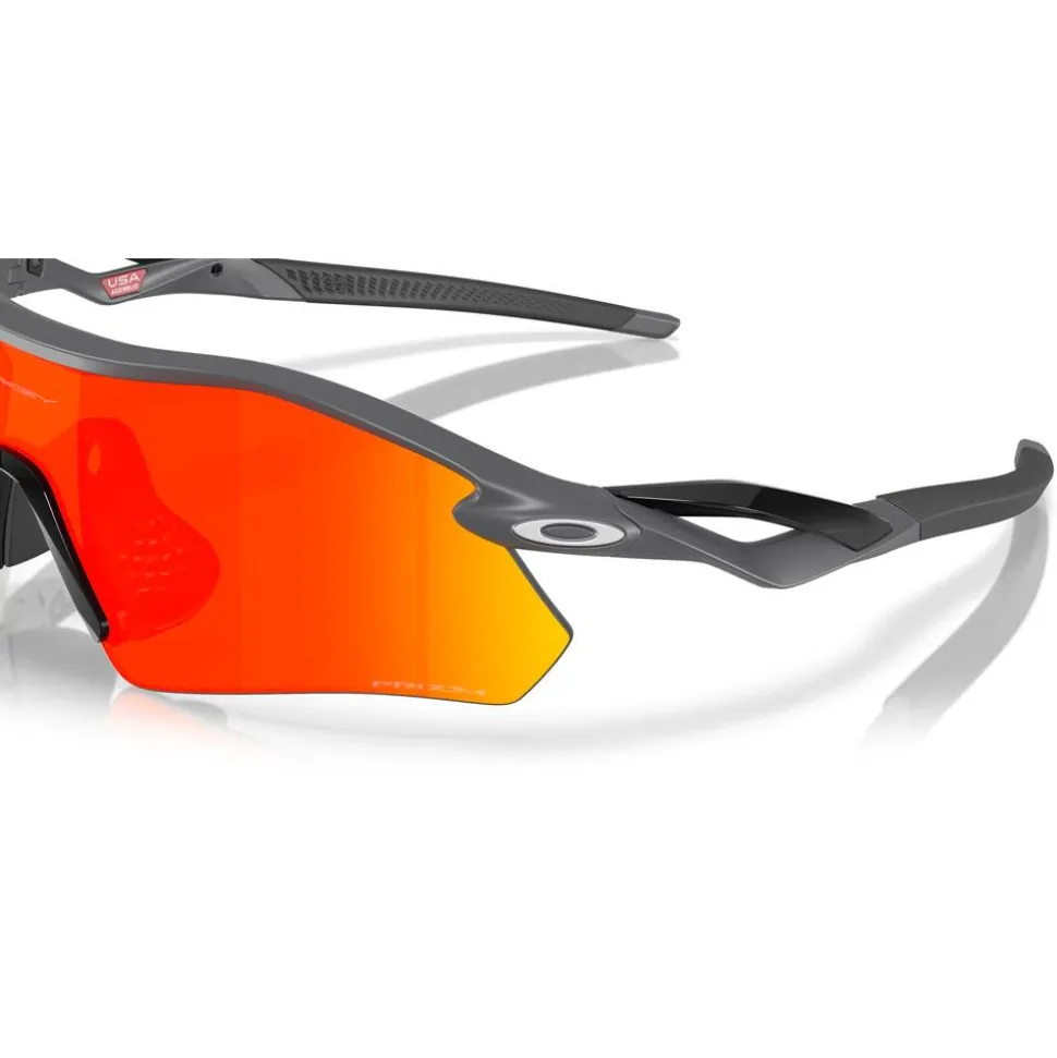 Lunettes de soleil Oakley Radar Plate Matte Carbon Prizm Ruby