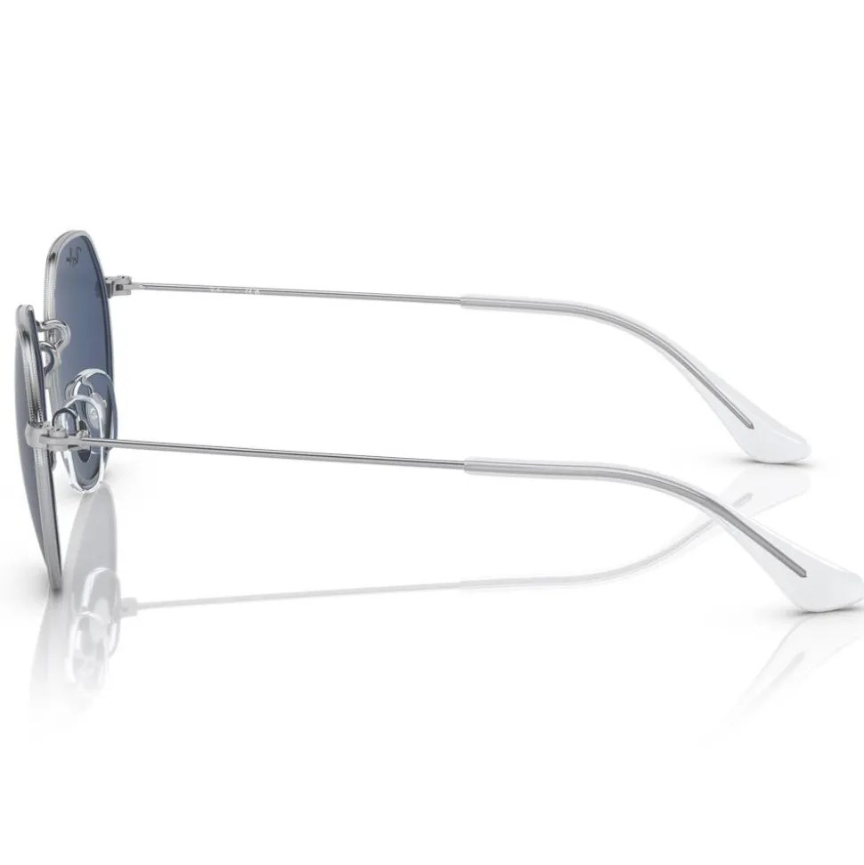 Lunettes de soleil Ray Ban Jack Kids Polished Silver Dark Blue