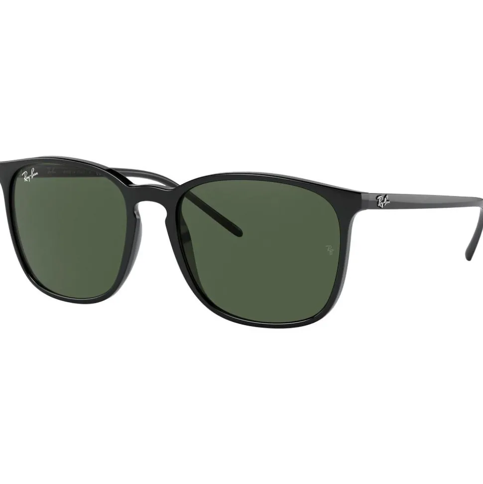 Lunettes de soleil Ray Ban RB4387 Polished Black Green G-15