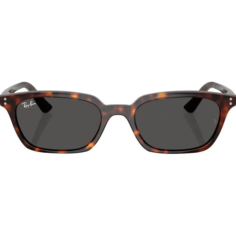 Lunettes de soleil Ray Ban RB4456 Zaya Polished Havana Dark Grey
