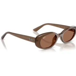 Lunettes de soleil Ray Ban RB4441D Matte Brown Opaline Dark Brown