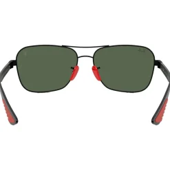 Lunettes de soleil Ray Ban RB8336M Scuderia Ferrari Collection Matte Black Matte Dark Green