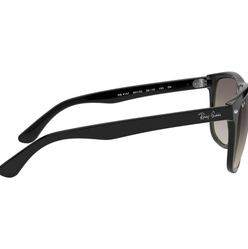 Lunettes de soleil Ray Ban RB4147 Boyfriend Polished Black Grey