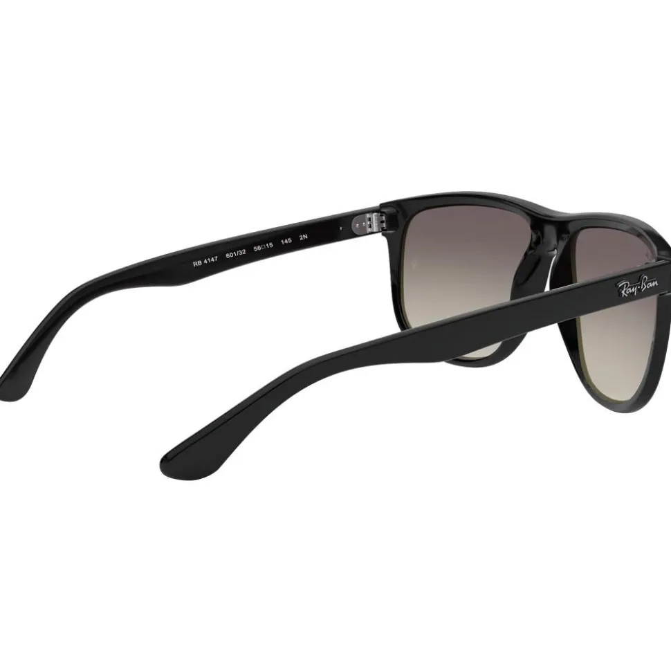 Lunettes de soleil Ray Ban RB4147 Boyfriend Polished Black Grey