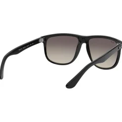 Lunettes de soleil Ray Ban RB4147 Boyfriend Polished Black Grey