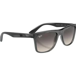 Lunettes de soleil Ray Ban RB4413M Scuderia Ferrari Collection Polished Transparent Grey Grey