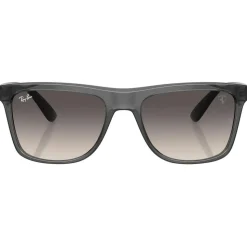 Lunettes de soleil Ray Ban RB4413M Scuderia Ferrari Collection Polished Transparent Grey Grey