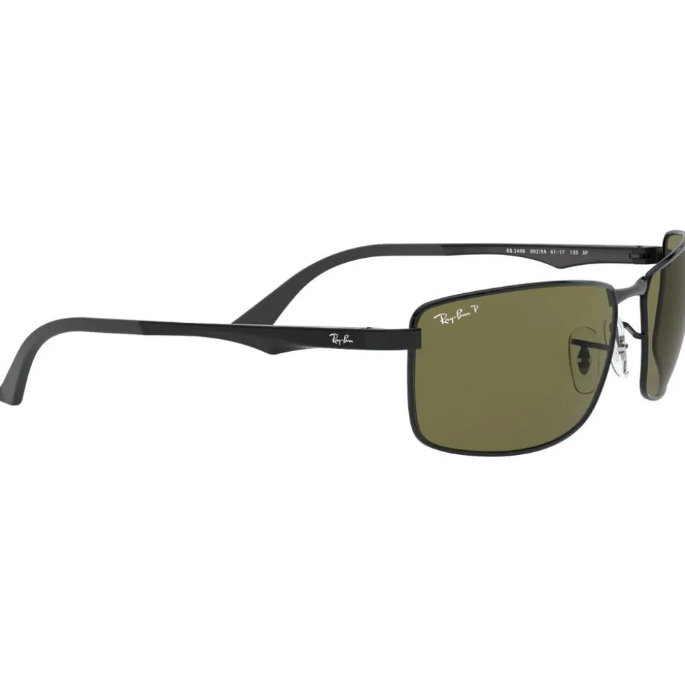 Lunettes de soleil Ray Ban RB3498 Polished Black Green G-15 Polar