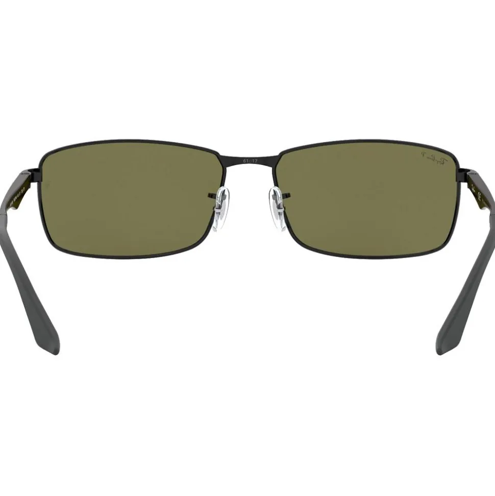 Lunettes de soleil Ray Ban RB3498 Polished Black Green G-15 Polar