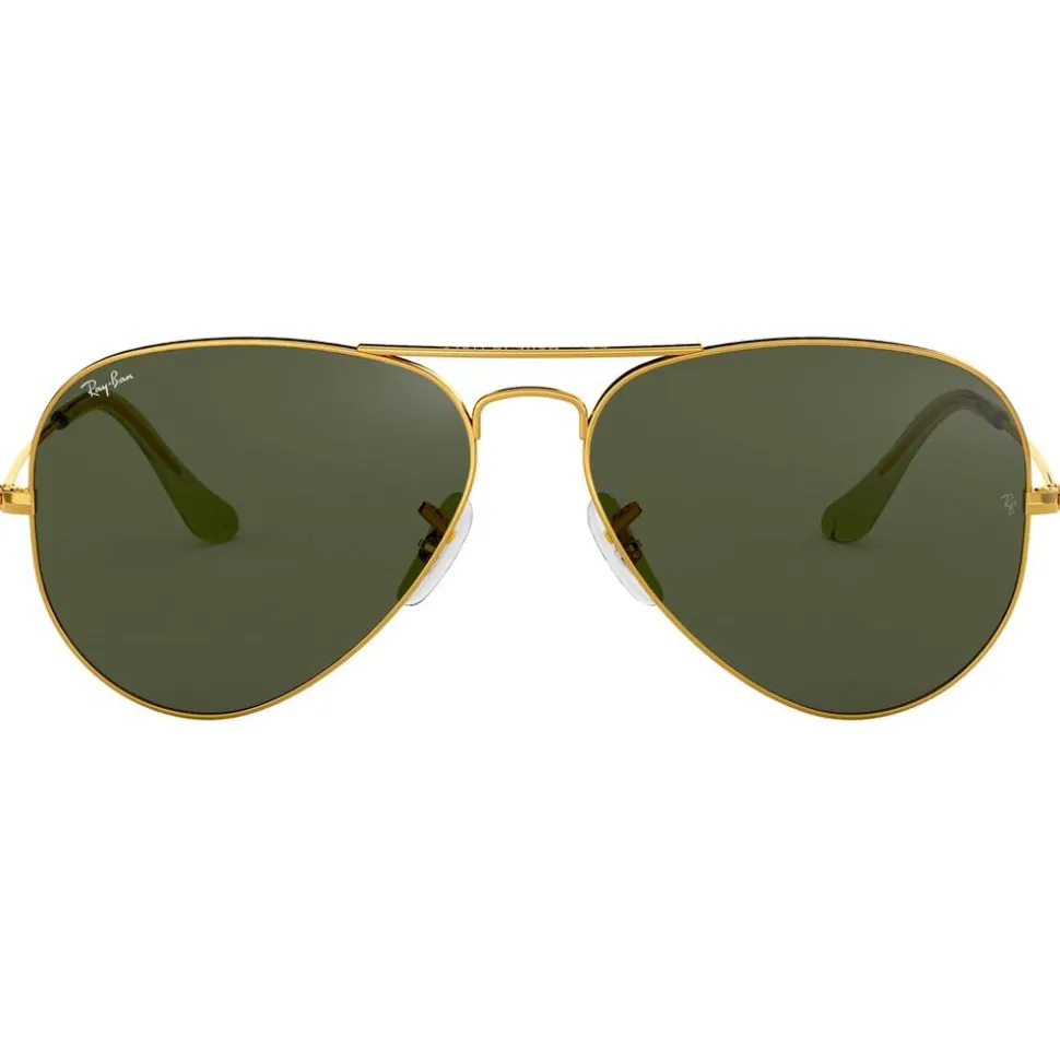 Lunettes de soleil Ray Ban RB3025 Aviator Classic Polished Gold Green G-15