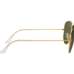 Lunettes de soleil Ray Ban RB3025 Aviator Classic Polished Gold Green G-15