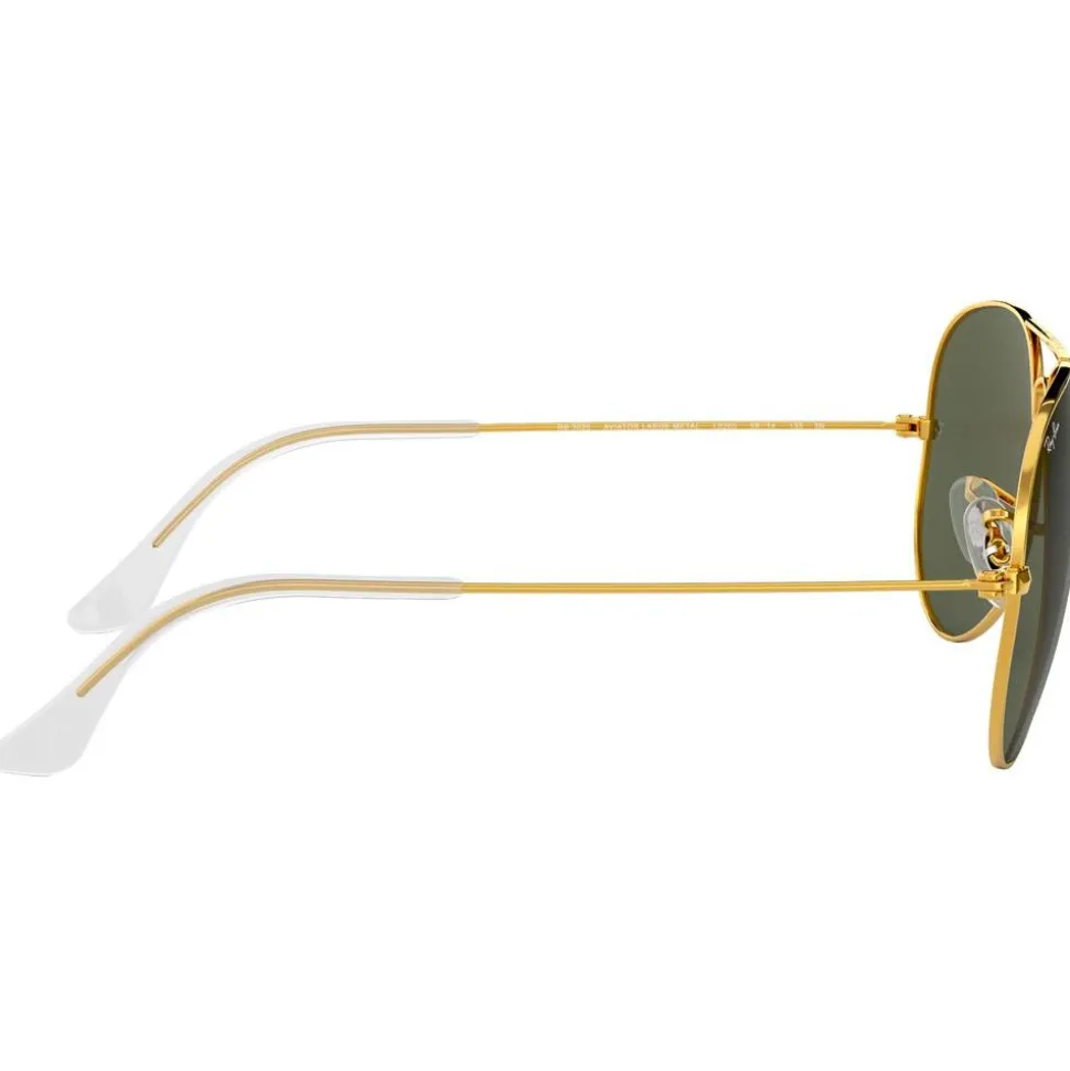 Lunettes de soleil Ray Ban RB3025 Aviator Classic Polished Gold Green G-15