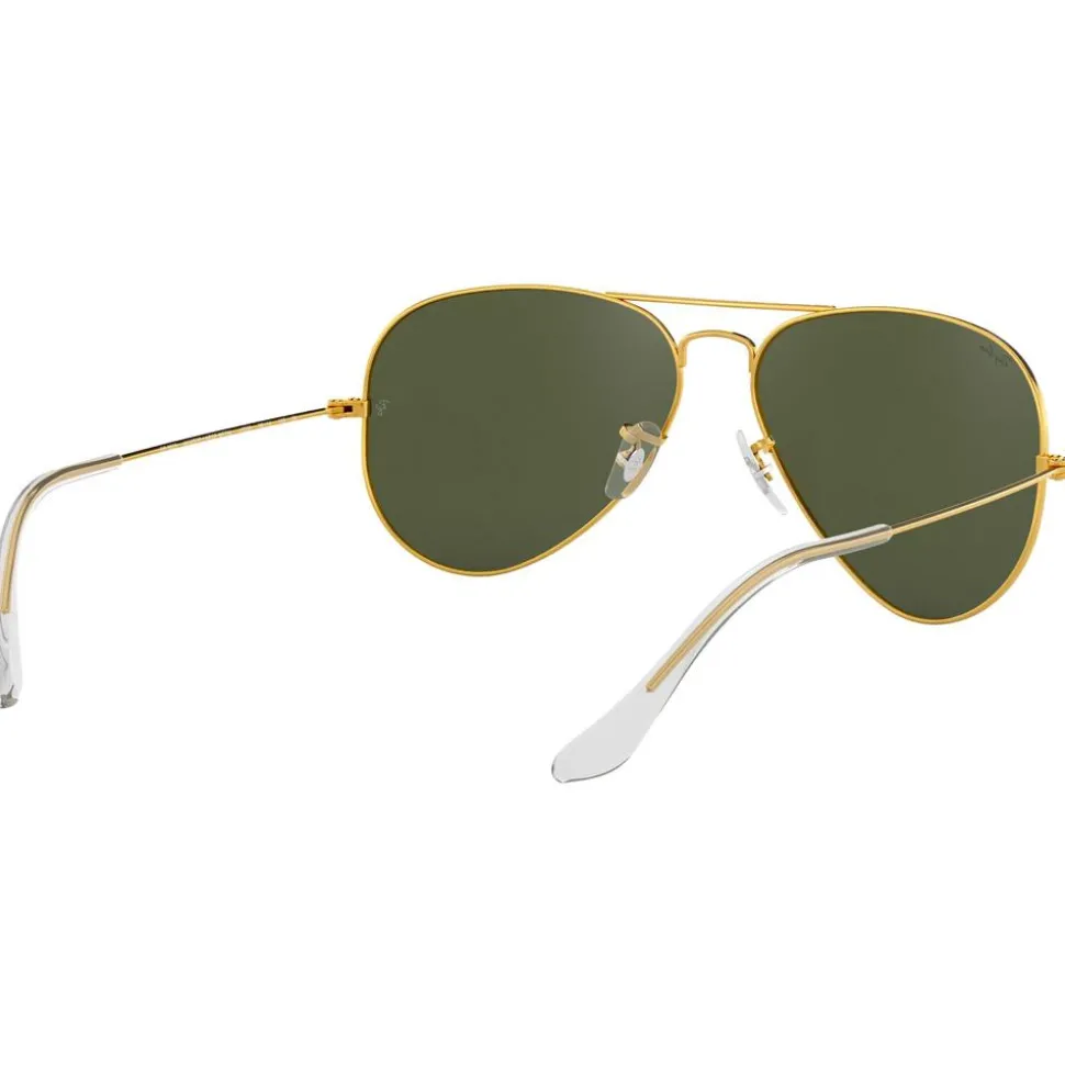 Lunettes de soleil Ray Ban RB3025 Aviator Classic Polished Gold Green G-15