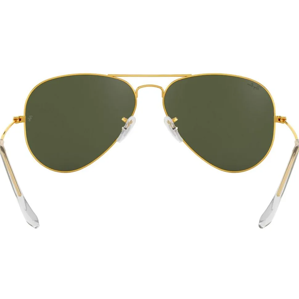 Lunettes de soleil Ray Ban RB3025 Aviator Classic Polished Gold Green G-15