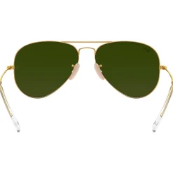 Lunettes de soleil Ray Ban RB3025 Aviator Mat Gold Cyclamen Flash Polarized