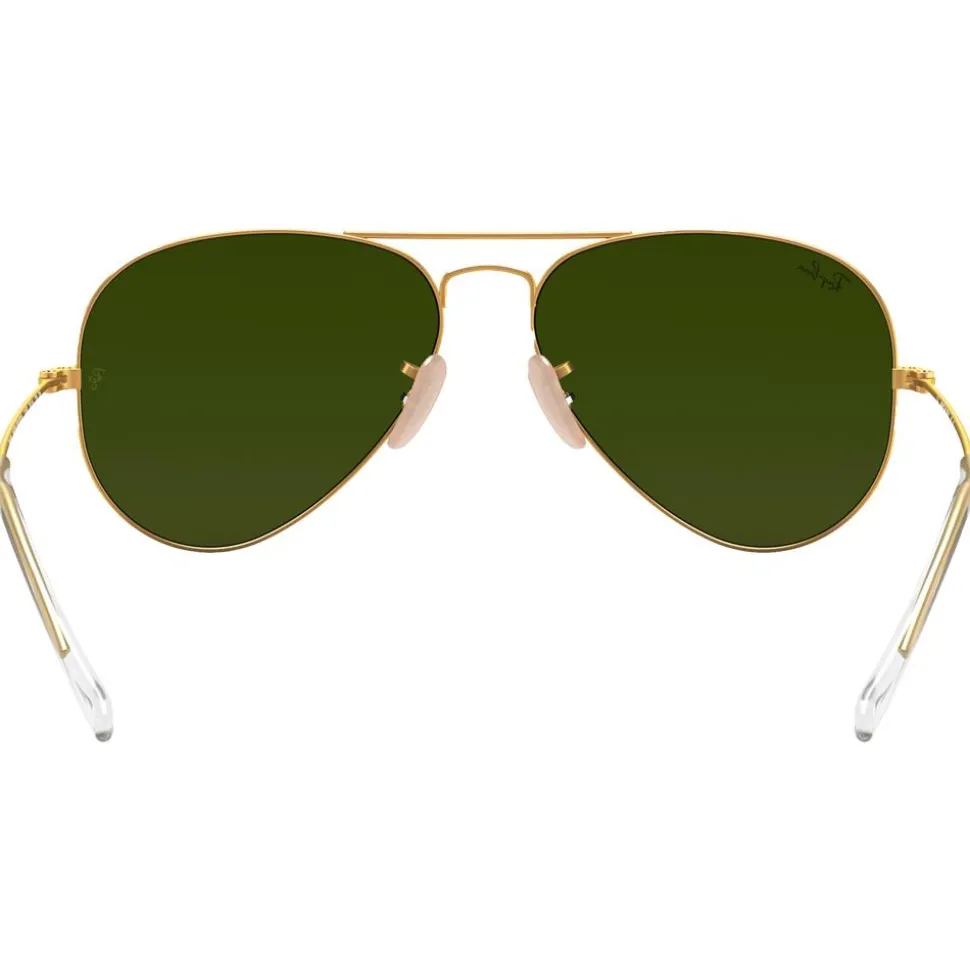 Lunettes de soleil Ray Ban RB3025 Aviator Mat Gold Cyclamen Flash Polarized