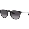 Lunettes de soleil Ray Ban RB4171 Erika Classic Matte Rubber Black Gradient Grey